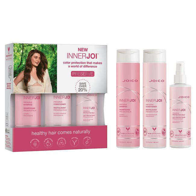 Joico InnerJoi Preserve Trio(Shampoo/Conditioner/Protective Milk) - $67.84