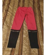 Girl&#39;s Junior Reebok Leggings--Size 12--Pink/Black - £3.15 GBP