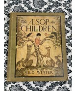 The Aesop for Children 1919 With Pictures by Milo Winter First 1st Edition  - £35.39 GBP