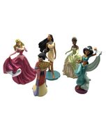Disney Princess 5 Figurine Set Mulan, Aurora, Pocahontas, Jasmine, Tiana - €12,00 EUR