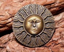 Celestial Sun Amulet, Witch Wicca Initiation Amulet,Witchcraft Initiatio... - $99.00