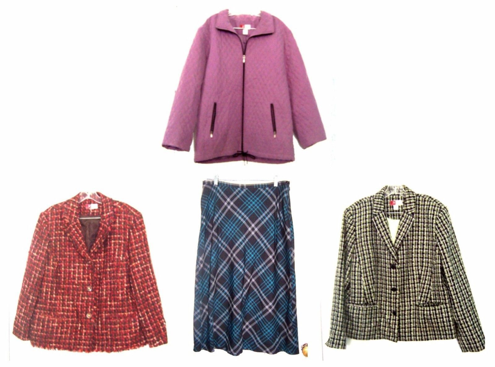 JM Collection Blazer Jackets and Skirt Separates by Jennifer Moore Sz 14 to 18