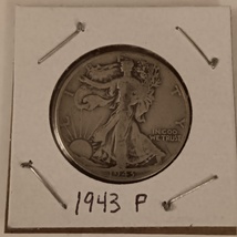 1943 P Walking Liberty Half Dollar VG+ Condition US Mint Philidelphia - £19.74 GBP