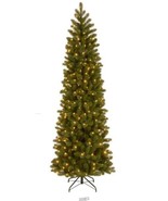 Douglas Pencil Slim Fir Artificial Christmas Tree White Lights 6 Foot - £141.63 GBP