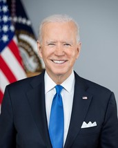 Official Portrait Of President Joseph Biden Photograph - Historical, Gloss - £29.76 GBP