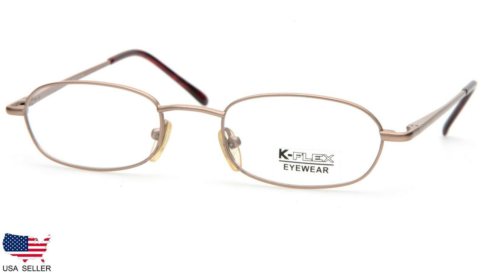 K-Flex 0552 A/COP GOLD EYEGLASSES GLASSES METAL FRAME 47-18-130 B26mm &quot;R... - $14.21