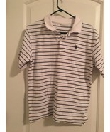 US Polo Assn Boys Size Unknown Striped Short Sleeve  Polo Shirt - £25.45 GBP