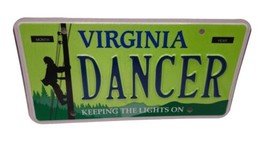 Pole Dancer Virginia Va DMV Unissued Keeping The Lights On License Plate SAMPLE - £154.63 GBP