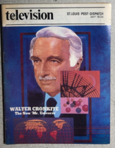 TV MAGAZINE St Louis (MO) Post-Dispatch July 18, 1982 Walter Cronkite cover - $15.83