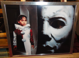 Framed Michael Myers Halloween Iv Wall Art In Silver Frame 10&quot;X12&quot; - £25.88 GBP