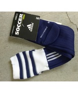 Adidas  Men&#39;s Formotion EDGE Navy Blue White Design Soccer Socks Sz S - €12,18 EUR