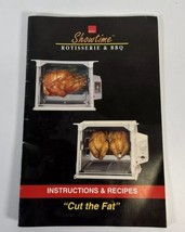 Ronco Showtime Rotisserie Manual, Instruction, and Recipe Book; Models 4000 5000 - £7.11 GBP