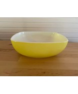 Vintage Retro Pyrex Yellow Milk Glass Serving Dish 525B - 0252 2.5 Qt B-... - £22.41 GBP