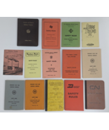 Safety Rules Railway Railroad Operating Instruction Assorted Lot Of 14 - £48.78 GBP