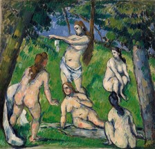 12556.Room Wall Poster.Interior art design.Paul Cezanne painting.Five Bathers - £12.73 GBP+