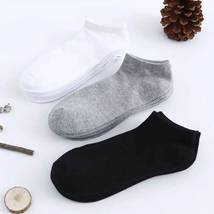 3 Pairs Mens Womens Ankle Socks Sport Cotton Crew Socks Low Cut Invisible mixed - £7.98 GBP