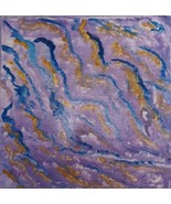 Cascade: Abstract 20" x 20" Original Acrylic Painting. #287 - $100.00