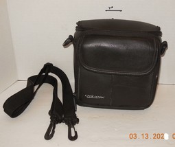 Case Logic Black Faux Leather Padded Camera Bag With Shoulder Strap - $26.24