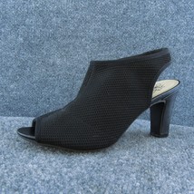 LifeStride Cailin Women Slingback Sandal Shoes Black Fabric Size 8 Medium - £19.78 GBP