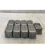 9 Quantity of Steel 1-Gang Utility Boxes 4&quot; x 2-1/8&quot; x 2-1/8&quot; (9 Quantity) - $722.09 MXN