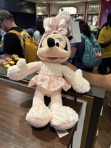 Disney Parks 2024 Minnie Mouse Easter Bunny Plush Doll NEW image 2