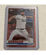 Clayton Kershaw 2019 Topps Opening Day Red Foil 46 Dodgers Baseball Card - $5.00