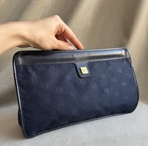 Vintage Christian Dior Trotter Monogram Clutch Bag - $3,114.89 MXN