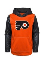 NHL Philadelphia Flyers Performance Fleece Long Sleeve Hoodie Boys XL (16/18) - £18.94 GBP