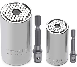 URGENEX Universal Socket Wrench Set (11-32Mm 7-19Mm) Professional Sockets Tools  - £35.73 GBP