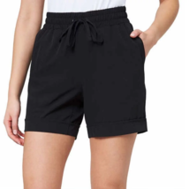Mondetta Womens Active Walking Shorts Black Plus Size 3X Pockets Elastic Comfort - £13.99 GBP