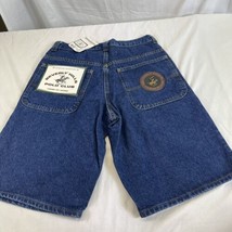 NWT Vintage BHPC Blue Jean Shorts 33 Beverly Hills Polo Club Baggy Y2K USA - £35.61 GBP