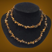 Tiger’s Eye Beads necklace 67Grams 34” - £38.46 GBP