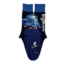 Skeleton by the Window Socks from the Sock Panda (Adult Large) - £7.88 GBP