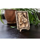 engraved photo frame/ photo on wood / Engraved Photo on wood  / couples ... - £31.12 GBP