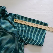 Duluth Trading Co Shirt Men's Green Plaid Cotton Shirt Wrinkle Fighter Sz L Tall image 13