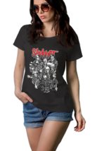 New Slipknot Graphic Black Cotton T-shirt For Women - £11.81 GBP