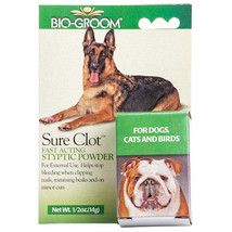 Bio Groom Sure Clot Styptic Powder: Fast-Acting Solution for Bleeding in... - £7.84 GBP+