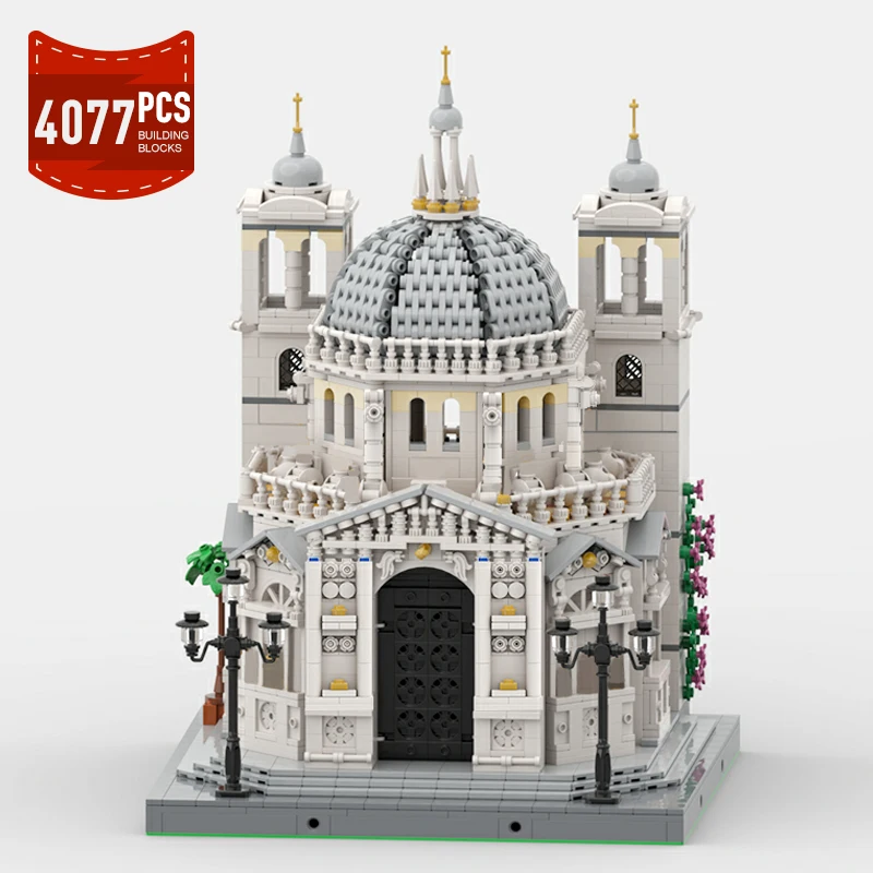  santa mariaed della salute church model building block venice retro landmark moc 79460 thumb200