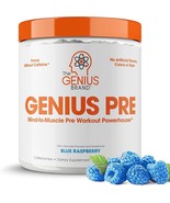 Genius Brand Pre Workout - Blue Raspberry - $27.35 CAD
