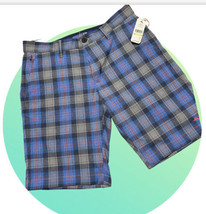 Tommy Bahama Shorts Putter There Plaid Ocean Deep Blue T823576 30 Waist - $54.56