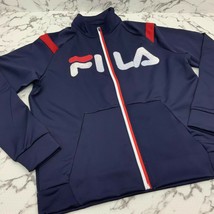 Men’s Fila Navy | Red Full Zip Track Jacket - $98.00