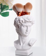 Head Vase, Greek Statue Decor David Heads Planter For Garden And Home, Roman - £30.80 GBP