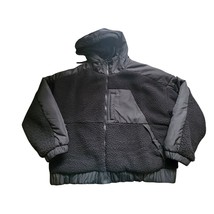 Old navy active xl black fleece zip up jacket - $15.00