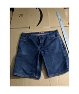 Big Mac Workwear Jeans Shorts Men&#39;s 40w Dark Wash Blue Denim High Rise C... - $14.85
