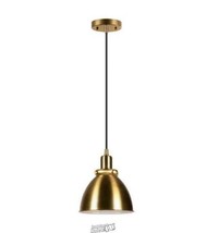 Meyer &amp; Cross Madison Brass Pendant Nautical Adjustable 8ft Polyester Weave Cord - £37.37 GBP