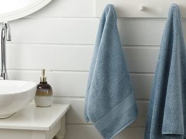 LaModaHome Pure Basic Premium Quality%100 Turkish Cotton Face and Hand Towel, Wa - £22.14 GBP