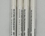 4pk NYX Makeup Retractable Eye Liner Pencil Crayon in White FULL SIZE 0.... - $12.86