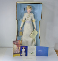 Franklin Mint Princess Diana Porcelain Doll Portrait Edition # A8878 NIB Vintage - £54.87 GBP