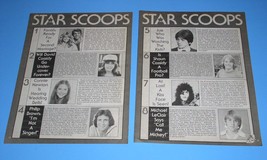 Tiger Beat Star Magazine Photo Clipping Vintage 1979 Star Scoops - £11.79 GBP