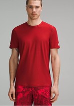 Lululemon Teamcanada Men’s Senseknit Short Sleeve SHIRT~RED~XS-S-M-L-XL-XXL - £95.92 GBP